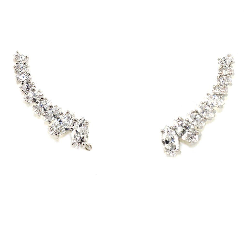 Marquise Ear Climbers