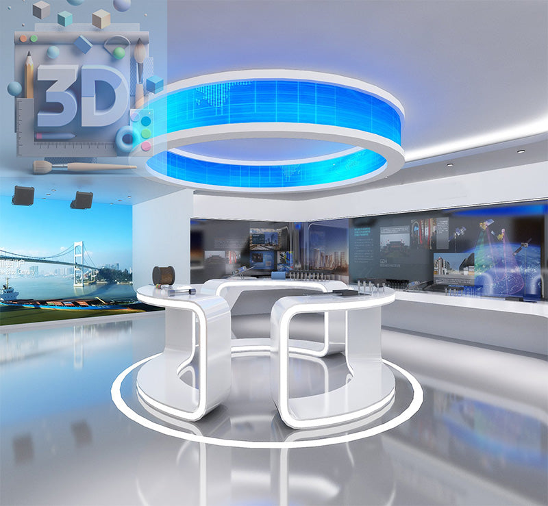 Showroom Design 3D AI Model