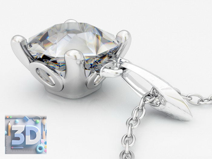 Diamond Necklace 3D Model