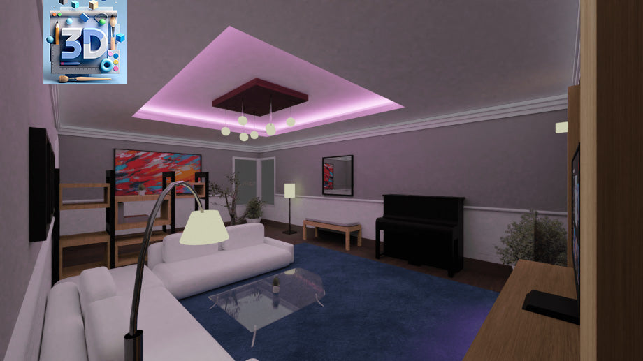 Living Room(002) 3D Model