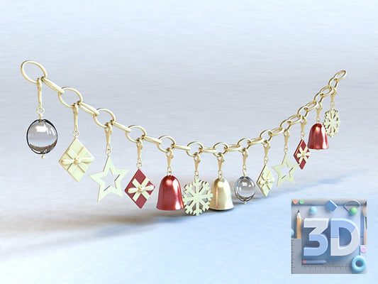 Jewelry Designer 3D Model Pack(12 style)