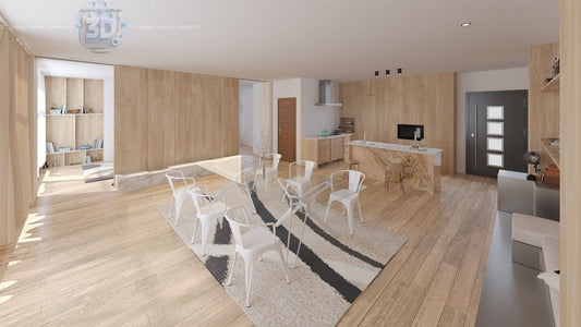 Chinese interior scene 3D model