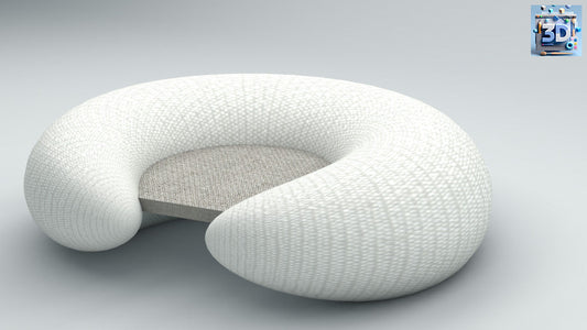 Soft chair 3D design Model